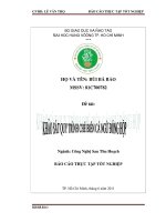KHẢO SÁT QUY TRÌNH CHẾ BIẾN CÁ NGỪ ĐÓNG HỘP TẠI CÔNG TY CỔ PHẦN THƯƠNG MẠI THỦY SẢN Á CHÂU