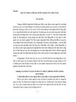 ĐỀ tài đầu tư TRỰC TIẾP RA nước NGOÀI của VIỆT NAM 