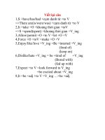 những công thức viết lại câu