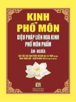 KINH PHỔ môn 