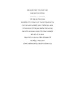 Nghiên cứu năng lực cạnh tranh của các doanh nghiệp may trên địa bàn vùng kinh tế trọng điểm Trung Bộ