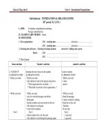 Giáo án Tiếng Anh 12 unit 14: International organizations