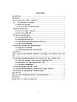 PHÂN TÍCH TÌNH HÌNH lạm PHÁT ở VIỆT NAM NHỮNG năm gần đây 