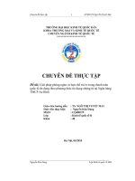 CHUYÊN đề GIẢI PHÁP PHÒNG NGỪA và hạn CHẾ rủi RO TRONG THANH TOÁN QUỐC tế tín DỤNG THEO PHƯƠNG THỨC tín DỤNG CHỨNG từ tại NGÂN HÀNG THƯƠNG mại cổ PHẦN AN BÌNH 