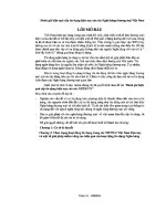 CHUYÊN đề ĐÁNH GIÁ HIỆU QUẢ cấp tín DỤNG HIỆN NAY của các NGÂN HÀNG THƯƠNG mại VIỆT NAM 