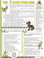 29146 the clever poor man reading text with exercises and keys to them 