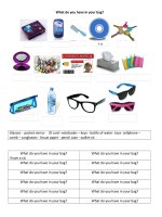 55994 what do you have in your bag 