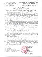 TCKT 03:2015TCTL Công trình thủy lợi  Hướng dẫn xây dựng bản đồ ngập lụt hạ du hồ chứa nước trong các tình huống xả lũ khẩn cấp và vỡ đập 