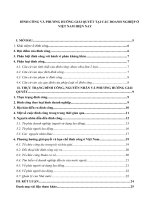 ĐÌNH CÔNG và PHƯƠNG HƯỚNG GIẢI QUYẾT tại các DOANH NGHIỆP ở VIỆT NAM HIỆN NAY