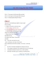 Thì của động từ tiếng anh 2