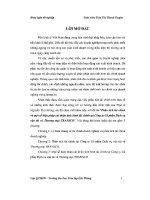 KHÓA LUẬN PHÂN TÍCH tài CHÍNH và một số BIỆN PHÁP cải THIỆN TÌNH HÌNH tài CHÍNH tại CÔNG TY cổ PHẦN DỊCH vụ vận tải và THƯƠNG mại TRANSC 