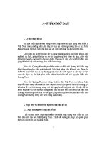 ĐỀ tài GIẢI PHÁP PHÁT TRIỂN DU LỊCH BIỂN đảo TRÊN địa bàn TỈNH QUẢNG NAM 