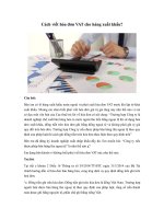 Cách viết hóa đơn VAT cho hàng xuất khẩu?