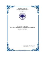 BÁO cáo PHÂN TÍCH tài CHÍNH VIETCOMBANK GIAI đoạn 2007 2010 