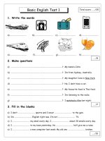 11123 basic english test 1 