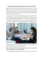 Tính hợp pháp của hợp đồng tặng cho quyền sử dụng đất?