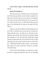 tiểu luận cao học Toàn cầu hóa và nguy cơ suy thoái đạo đức, lối sống của con người việt nam hiện nay