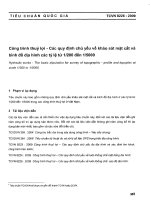 TCVN 8226:2009  Công trình thủy lợi  Các quy định chủ yếu về khảo sát mặt cắt và bình đồ địa hình các tỷ lệ từ 1200 đến 15000 