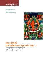 ĐẠI LUẬN về GIAI TRÌNH của đạo GIÁC NGỘ II 