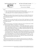 ĐỀ THI KINH TẾ XÂY DỰNG 2013 k1