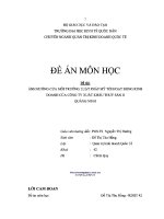 ĐỀ tài ẢNH HƯỞNG của môi TRƯỜNG LUẬT PHÁP mỹ tới HOẠT ĐỘNG KINH DOANH của CÔNG TY XUẤT KHẨU THUỶ sản II QUẢNG NINH 