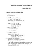 Kiến thức trọng tâm ôn thi vào lớp 10