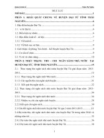 Thực trạng thu – chi ngân sách nhà nước tại huyện đại từ, tỉnh thái nguyên