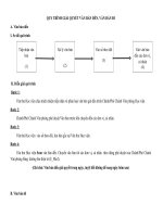 QUI TRINH GIAI QUYET VAN BAN