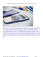 Giải nhanh bằng máy tính 570ESplus vật lý