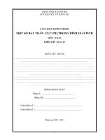 SKKN một số bài toán cực trị trong hình học giải tích 