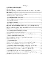 Phân tích hoạt động sản xuất kinh doanh của công ty cổ phần gang thép gia sàng