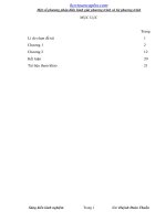 SKKN một số phương pháp giải phương trình và hệ phương trình 