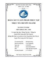 Hát sình ca của dân tộc sán chay (nhóm sán chí) tại huyện phú lương tỉnh thái nguyên