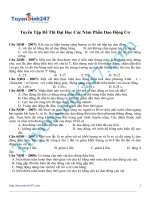 tuyen tap de thi cac nam phan dao dong co