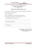 Phân tích hoạt động sản xuất kinh doanh của công ty cổ phần tư vấn xây dựng và đầu tư nam thái