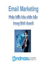 Email marketing   kinh doanh trong hop thu inbox cua khach hang
