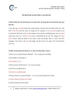 Bài tập thì hiện tại hoàn thành và quá khứ đơn 