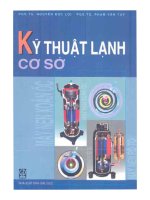 kỹ thuật lạnh trong công nghệ