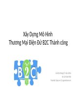 Xây dựng mô hình thương mại điện tử  Kinh doanh Online thành công
