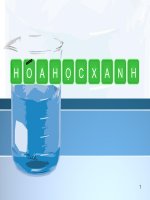 TỔNG HỢP HỮU CƠ TRONG DUNG MÔI XANH LÀ CO2 SIÊU TỚI HẠN