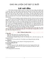 giáo án luyện viết chữ đẹp