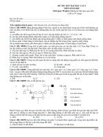 Bộ đề thi thử THPT quốc gia môn sinh năm 2016 (có lời giải chi tiết)