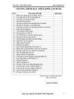 Giáo án dạy thêm toán 6