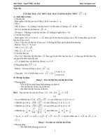 Giáo án dạy thêm toán 9