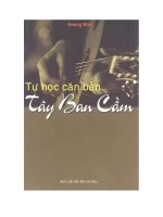 Tự học căn bản Tây Ban Cầm