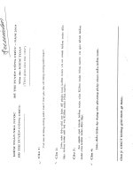 Đề thi công chức ngành kiểm toán nhà nước năm 2010