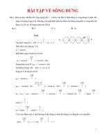 Bài tập sóng dừng   đáp án chi tiết (p1)