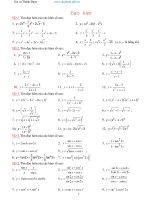 Chuyên đề hàm số hay