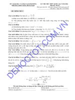 TỔNG HỢP CÁC ĐỀ  THI THỬ MÔN TOÁN CỦA CÁC TRƯỜNG THPT 2016 CÓ LỜI GIẢI CHI TIẾT (HOT)