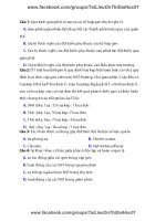 đề thi thử sinh học thptqg số 5